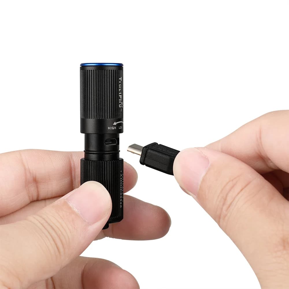 Trustfire Mini2s Mini lampe Rechargeable 220 Lumen Edc porte-clés lampe de travail 2 Mode Ipx8 lampe