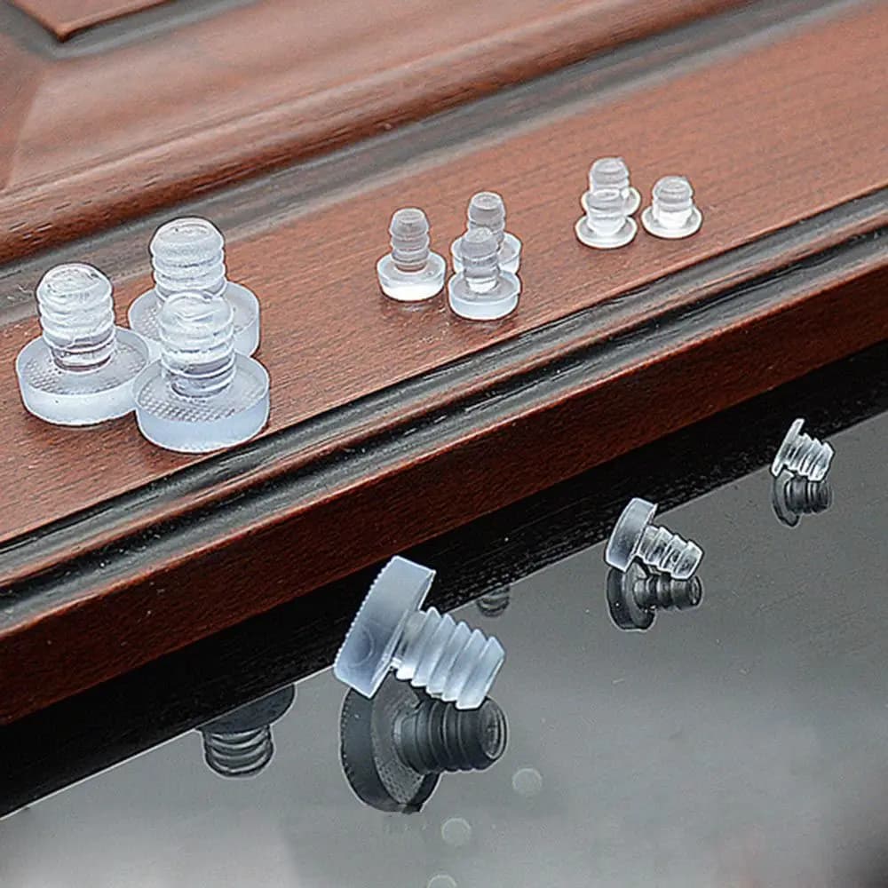 Pare-chocs de porte anti-collision en caoutchouc, accessoires de meubles, tige en caoutchouc, boucho