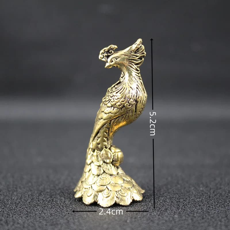 Figurine de phénix, décoration de maison, Statue d'animal, ornement, maison, bureau, décoration arti