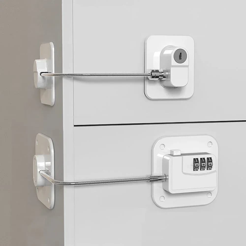 Serrure de sécurité pour enfants, 1 pièce, serrure de porte d'armoire de réfrigérateur, Protection d