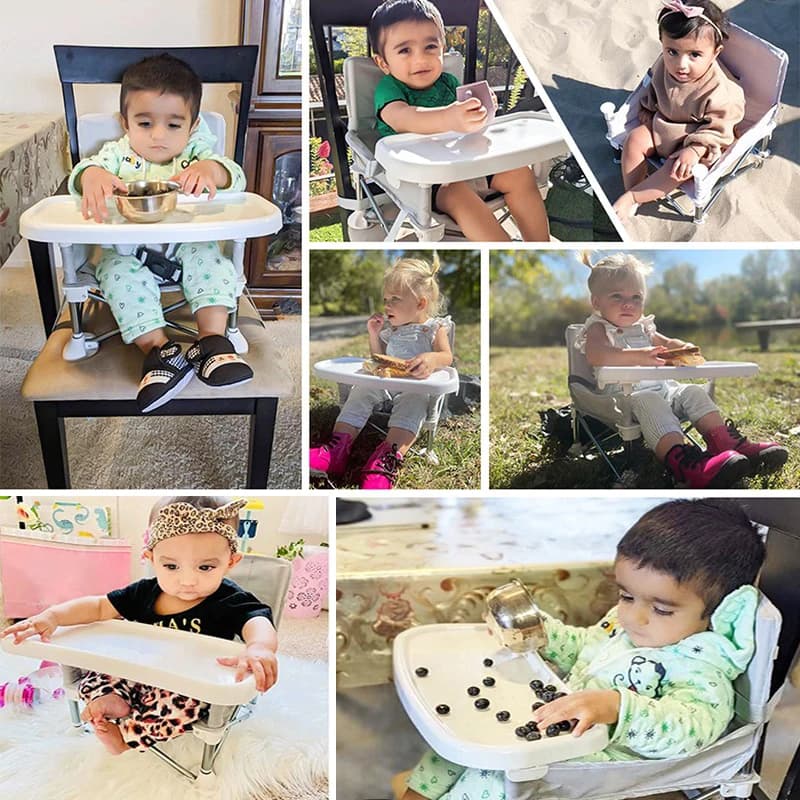 Fournitures de meubles pour bébé, siège rehausseur, chaise de salle à manger, Portable, pliable, voy