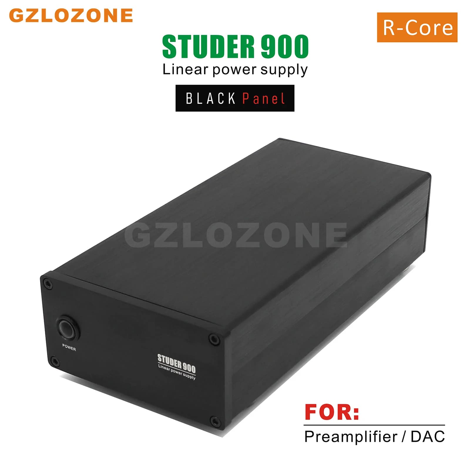 Alimentation linéaire STUDER900 R-Core pour préamplificateur/DAC DC 5--24V (en option)