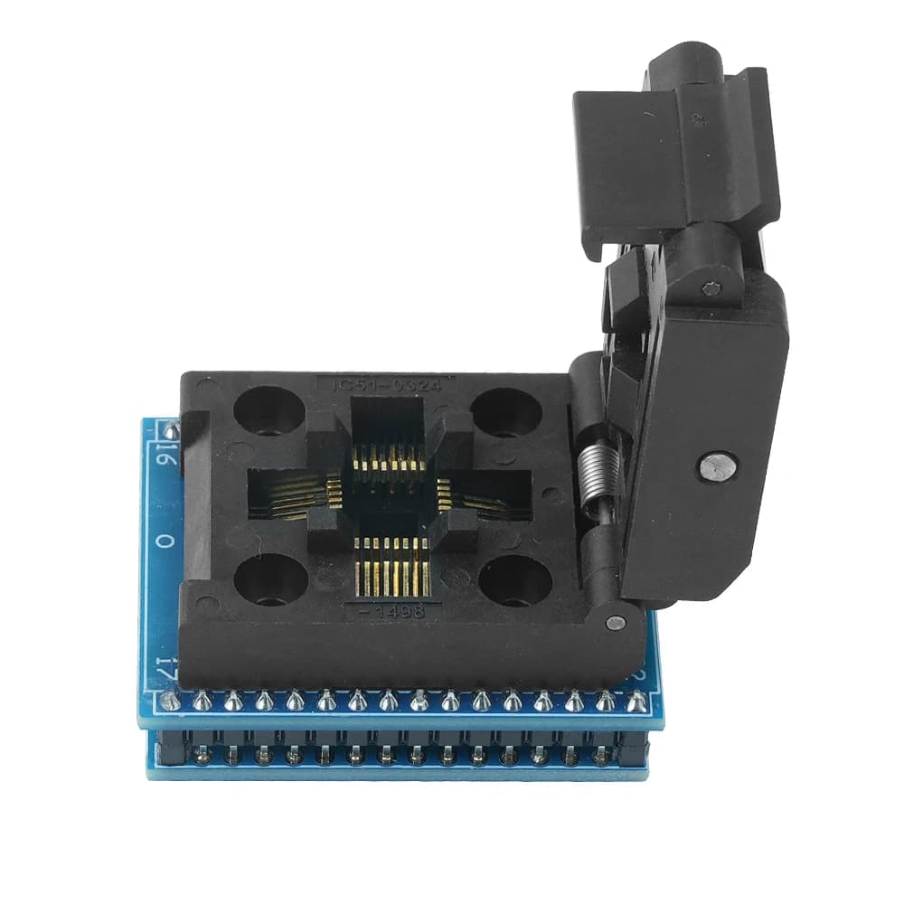 Adaptateur de programmeur IC TQFP32 QFP32 à DIP32, prise de Test de puce, siège brûlant, Circuits in