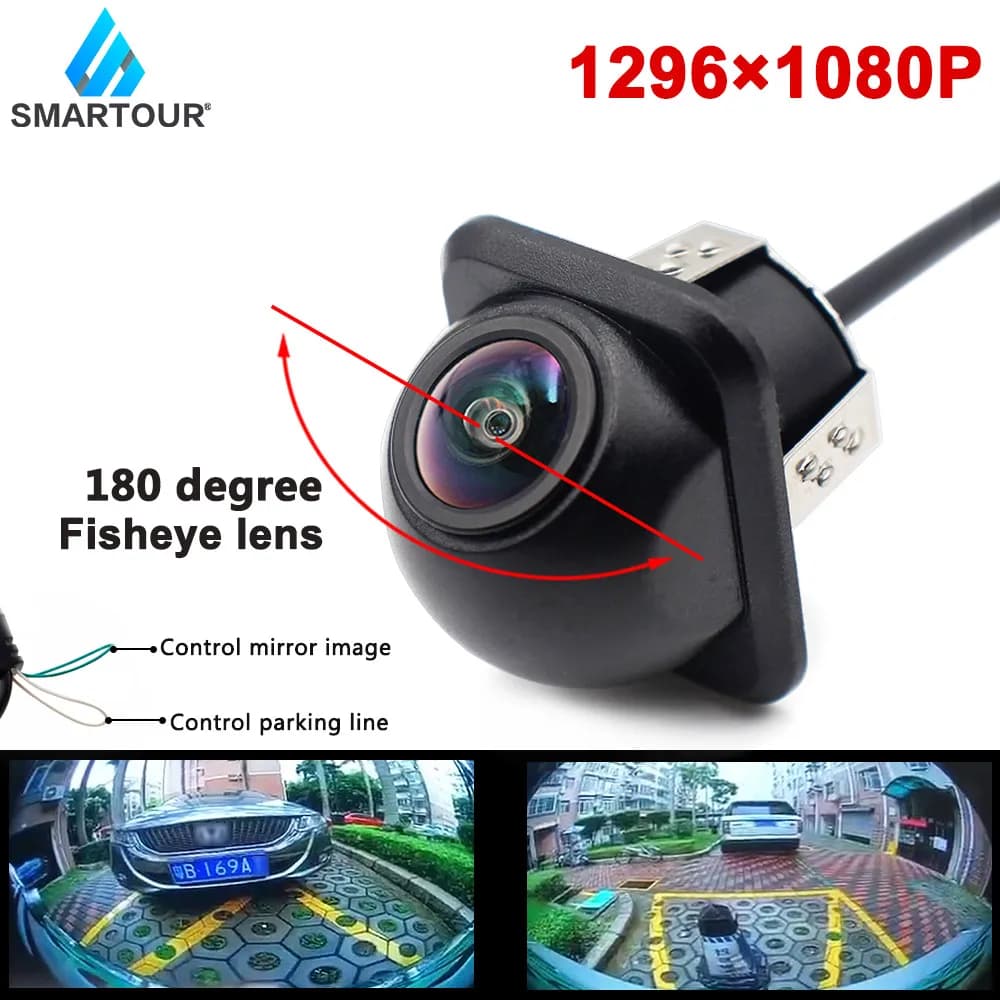 Smartour 4K CCD puces Fisheye HD Vision nocturne aide au stationnement automatique avec ligne de sta