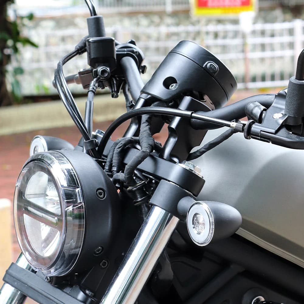 Pince de levage de barre de guidon CNC noire pour moto, pour Honda Rebel CM CMX 300 500 CMX300 CMX50