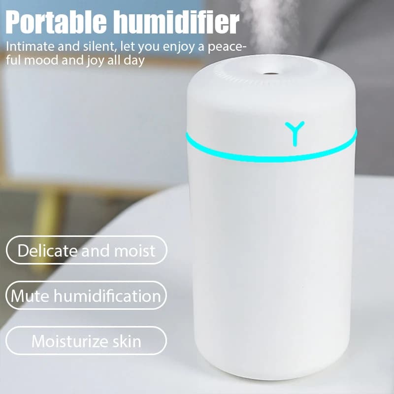 Humidificateur d'air portable pour la maison et la voiture, pulvérisateur d'huile aromatique, brumis