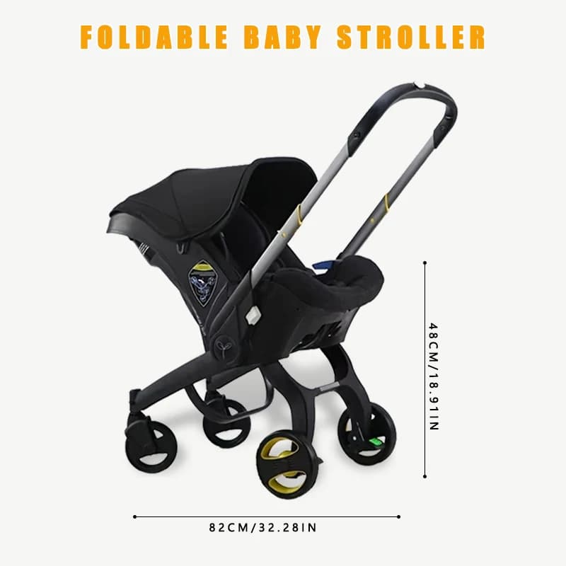 Poussette pour bébé |   Chariot pliable léger bidirectionnel |   Parfait pour les voyages et le shop