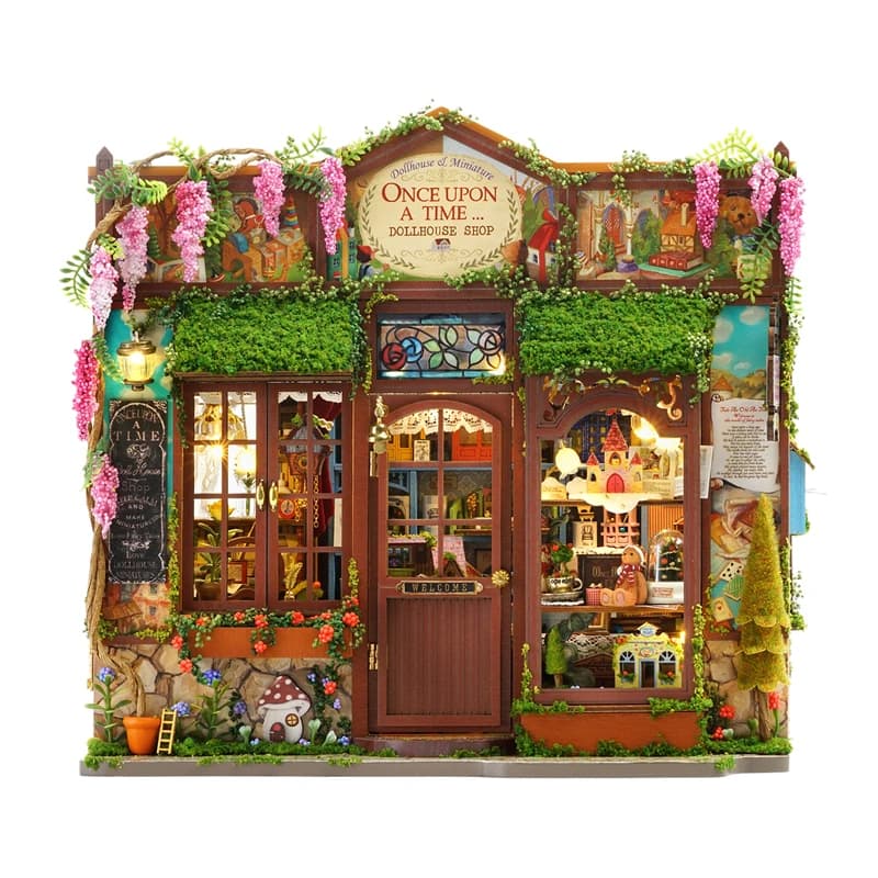 Bricolage bois conte de fées Wonderhouse Casa maisons de poupée Kits de modèles miniatures maison de