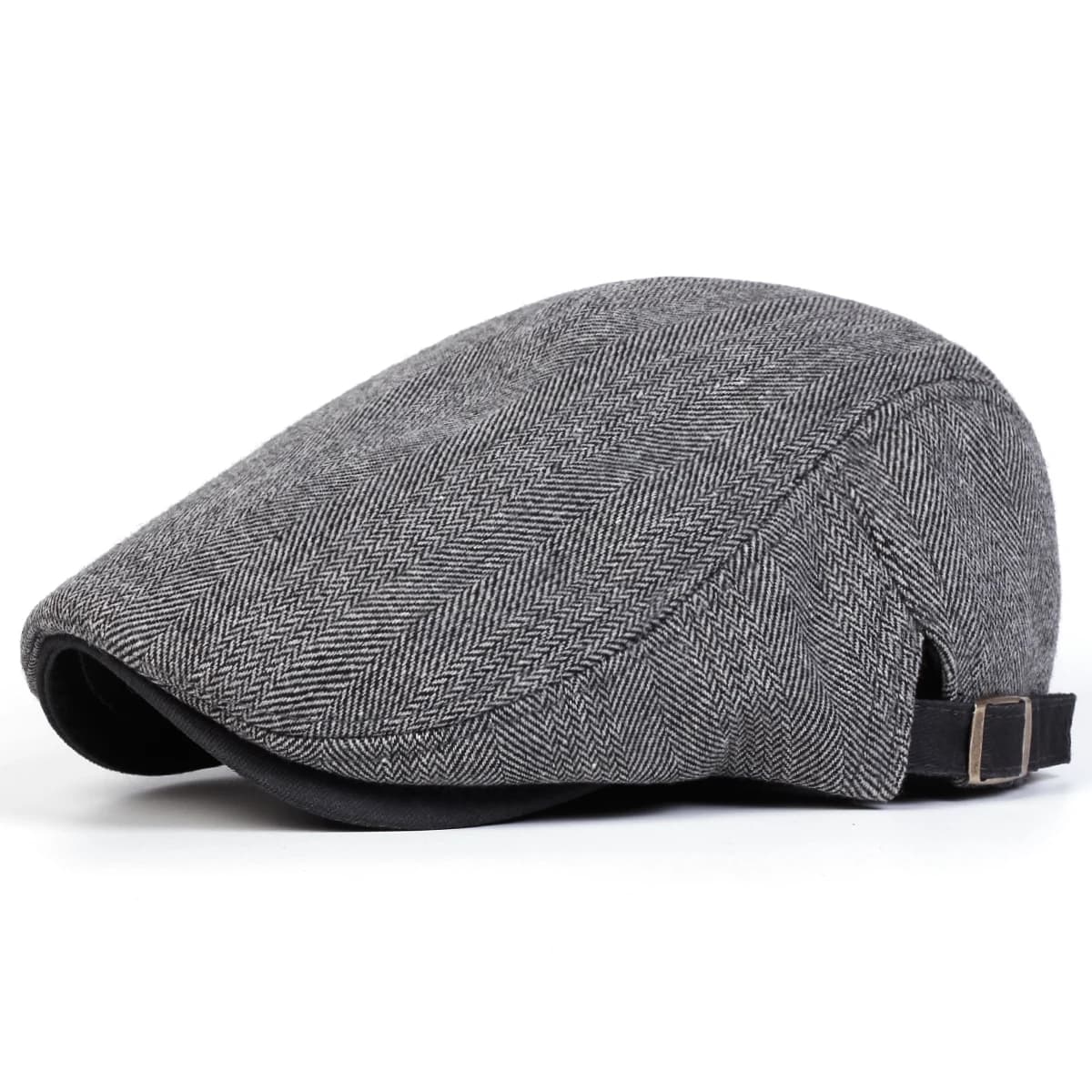 Casquettes de journal rétro à grille à chevrons pour hommes, chapeaux de peintre britannique, casque
