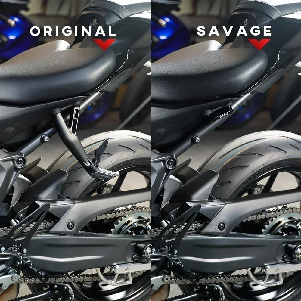 Pour YAMAHA YZF R7 R1 R1M 2021-2025 pied cheville plaque d'obturation supprime arrière passager repo