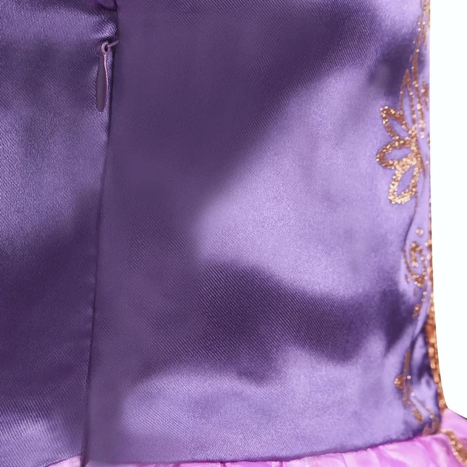 Robe raiponce pour enfants de 3 à 8 ans, Costume de fête emmêlé pour filles, fantaisie d'anniversair