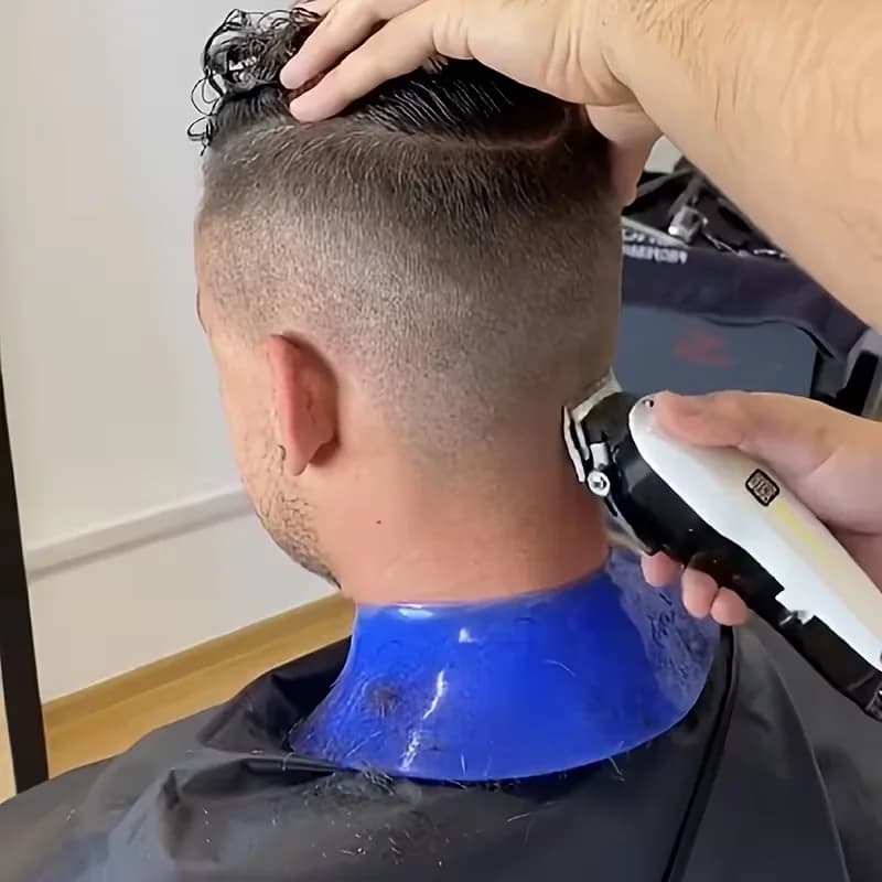 Cape de coiffure réglable en Silicone pour coloration et traitements chimiques, protecteur de cou pr