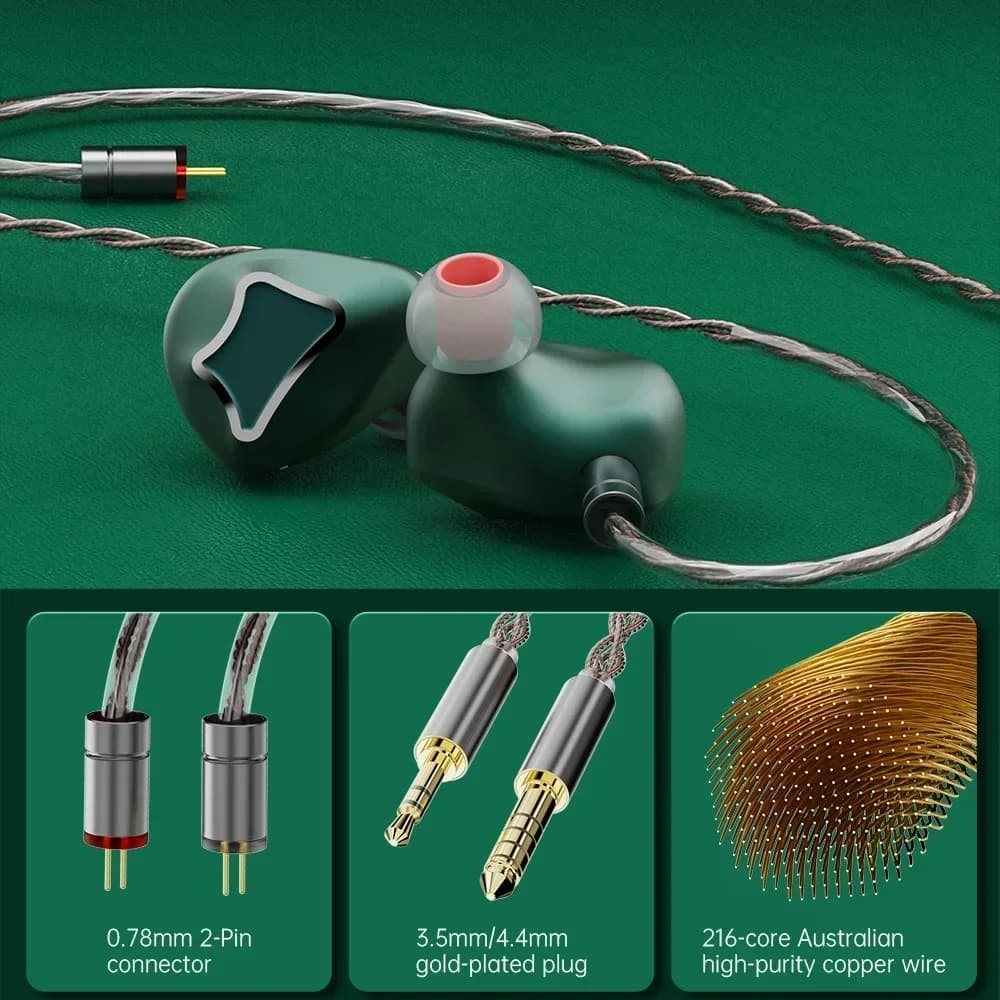 ARTTI R1 écouteurs intra-auriculaires HIFI IEMs 3DD filaire écouteur Triple pilote dynamique moniteu
