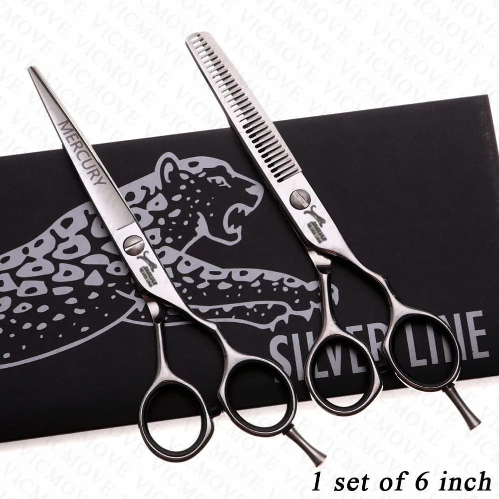 Ciseaux à cheveux professionnels 5 "/5.5"/6 "/6.5"/7 ", ensemble de ciseaux de coiffure, coupe + cis