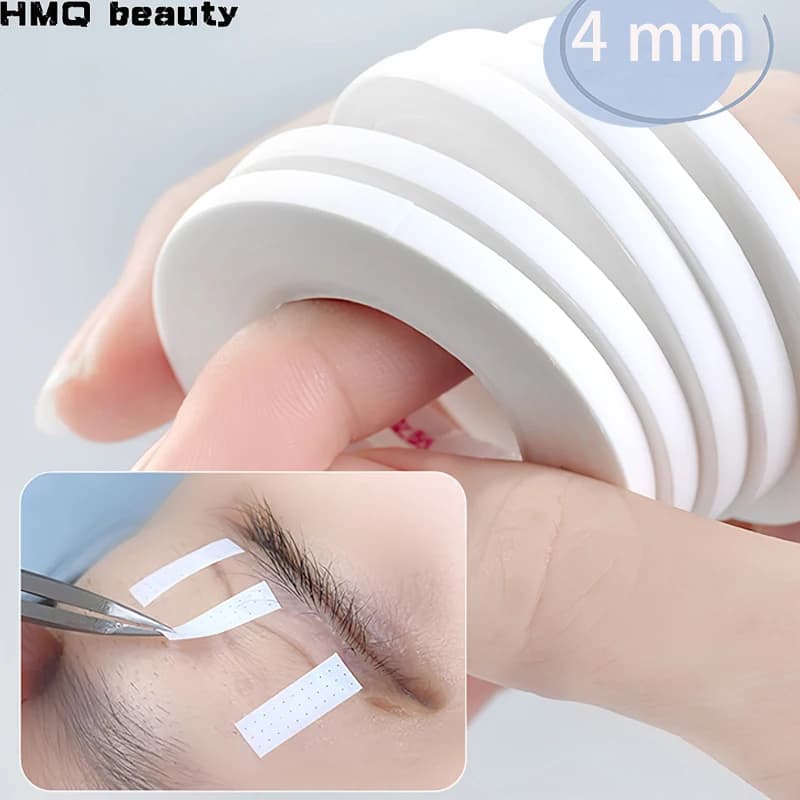 10/20 pièces 4mm bande d'extension de cils cils Perming ruban adhésif étroit cils levage bandes micr