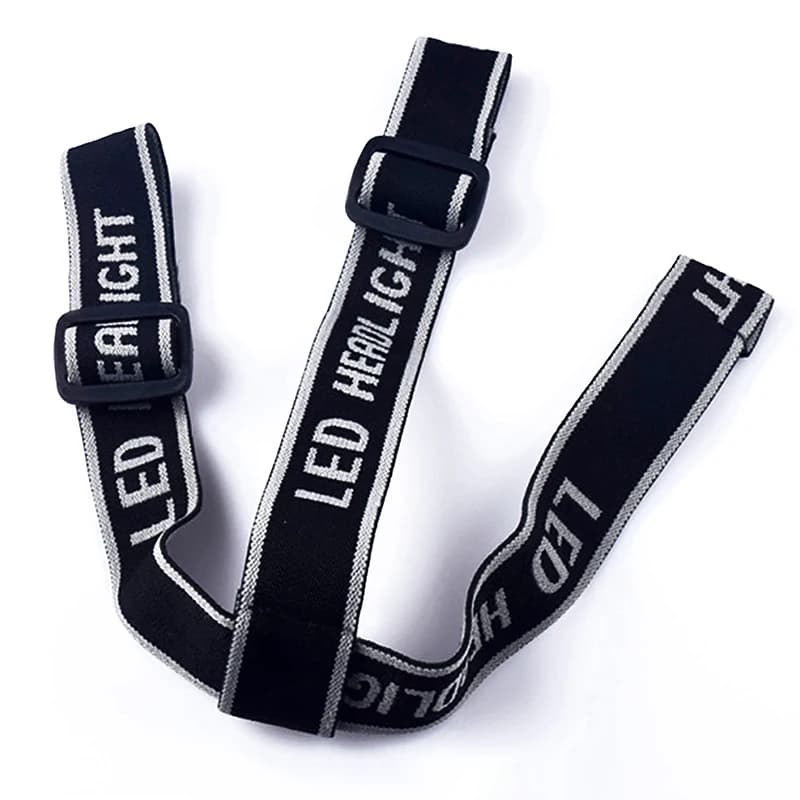 Ceinture élastique pour phare LED, feu avant de vélo, sangle de lampe frontale universelle réglable,