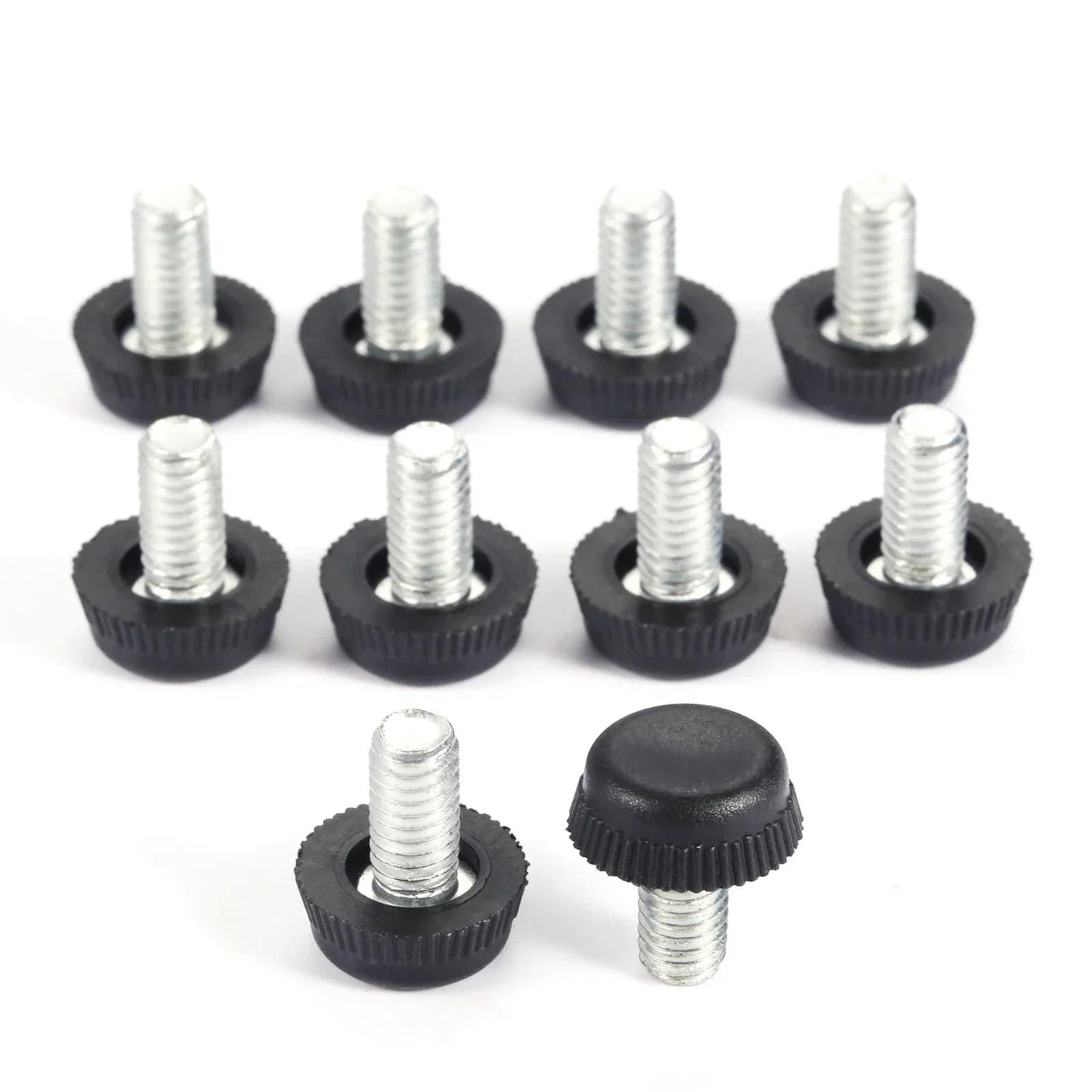 10 pièces/ensemble pieds de meubles de réglage M6 * 10mm vis nivellement hauteur Pad Balance Table P