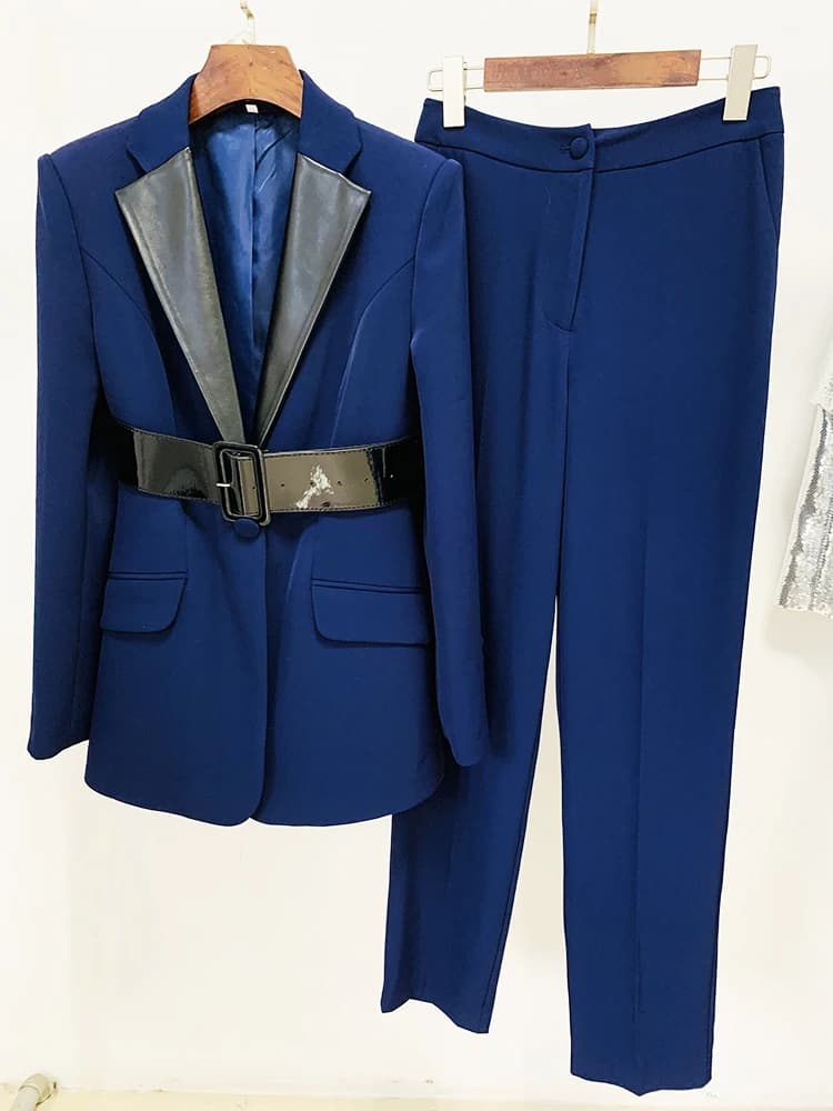 HIGH STREET Nouveauté 2026 Collection Printemps/Été Ensemble de costume de créateur pour femme, Blaz