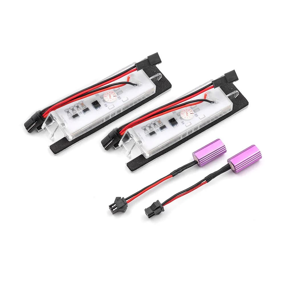 Icarlite 2 pièces Canbus LED éclairage de plaque d'immatriculation pour Jeep Renegade 2015-2021 blan