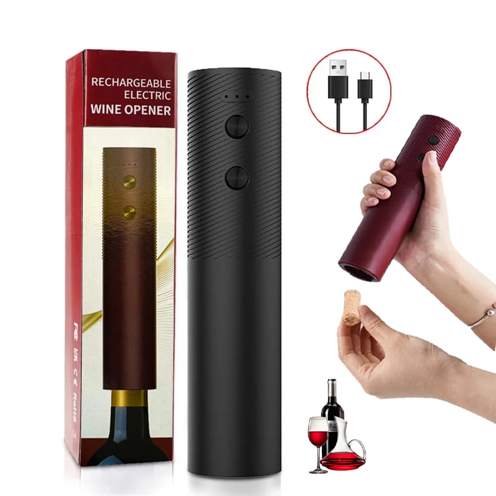 Ouvre-bouteille de vin électrique tire-bouchon automatique ouvre-bouteille de vin Rechargeable bouto
