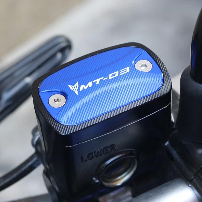 Couvercle de réservoir de liquide de cylindre d'embrayage de frein avant, accessoires de moto pour Y