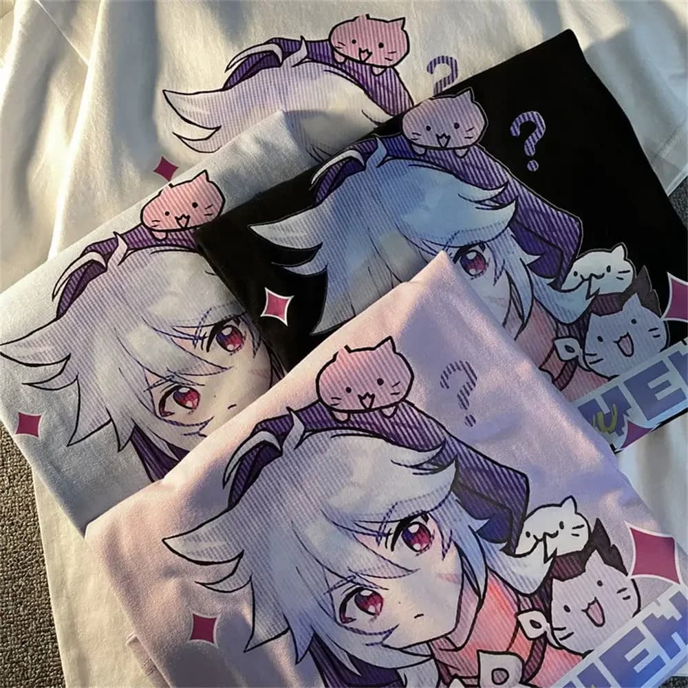 T-Shirt à Manches Courtes en Coton pour Couple, Vêtement Décontracté, Style Hip Hop, Harajuku, Offre