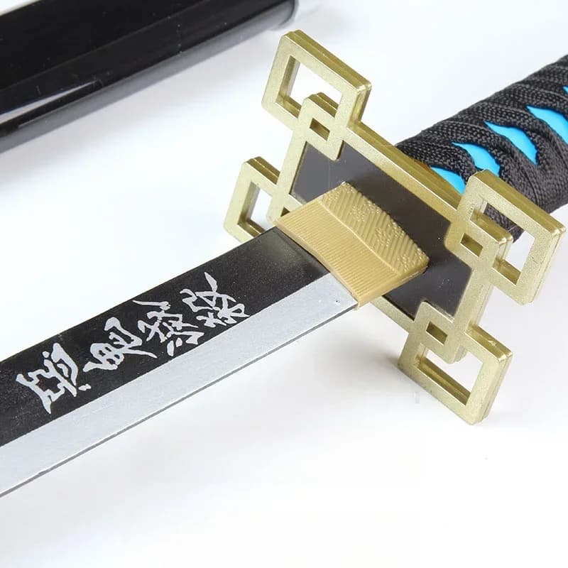 Demon Slayer Katana Anime Cosplay Prop, Kimetsu No Yaiba, Épée Ninja Knife, Taille réelle, Samurai S
