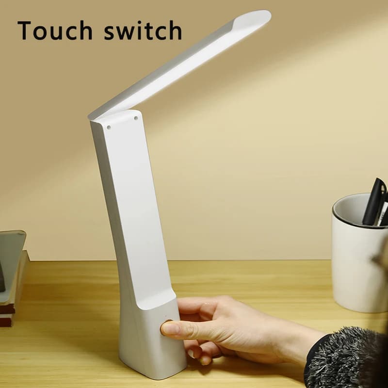 Lampe de bureau Led pliable tactile réglable pour maison intelligente chambre veilleuse étudiant lec
