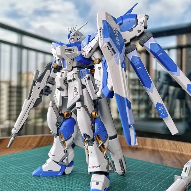 HG 1/144 RX-93-ν2 hi-ν Mech, Kits de modèles d'assemblage, figurines d'action Hi Nu, décoration de b