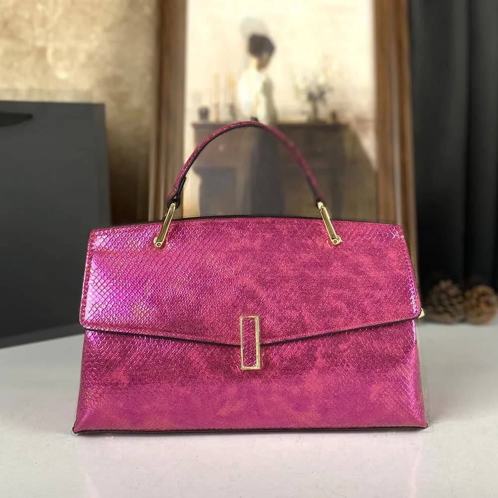 Sac bandoulière polyvalent 2026, motif serpent brillant, sac à main élégant, sac à l'épaule, décontr