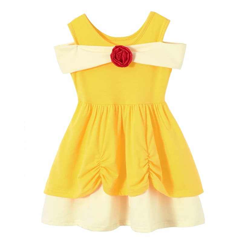 2025 été Elsa Anna tenue décontractée filles coton vêtements enfants sans manches a-ligne robe bébé 