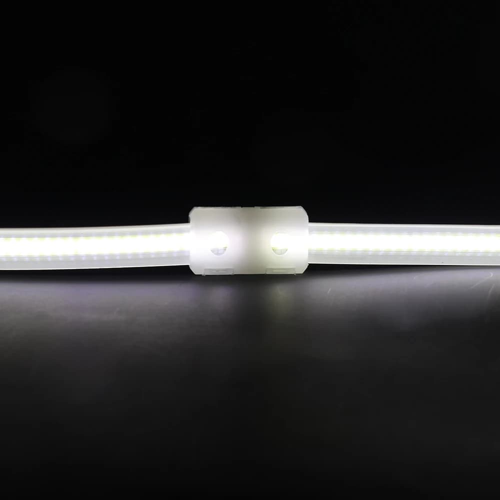 Connecteur à 2 broches en forme de I, bande LED COB FOB, connecteur central pour 220V 110V 288 diode
