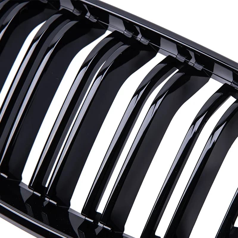 Pulleco-Grilles de pare-chocs avant de voiture pour BMW, grille de course rénale, double lamelle, no