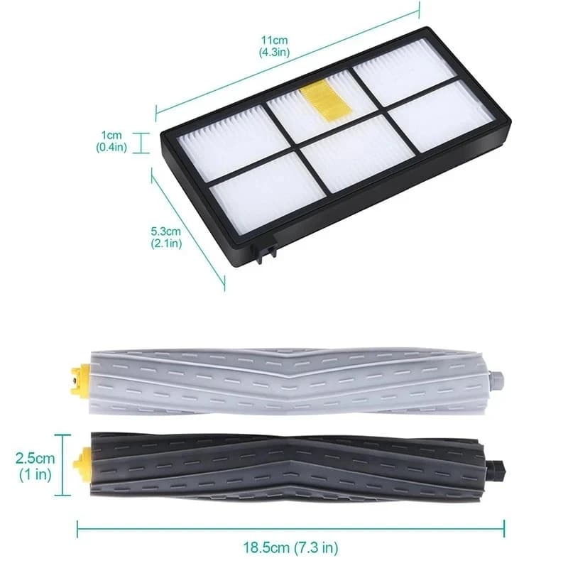 Pièces de rechange pour aspirateur iRobot Roomba série 800 900 860 870 880 890 966 980, brosse à rou