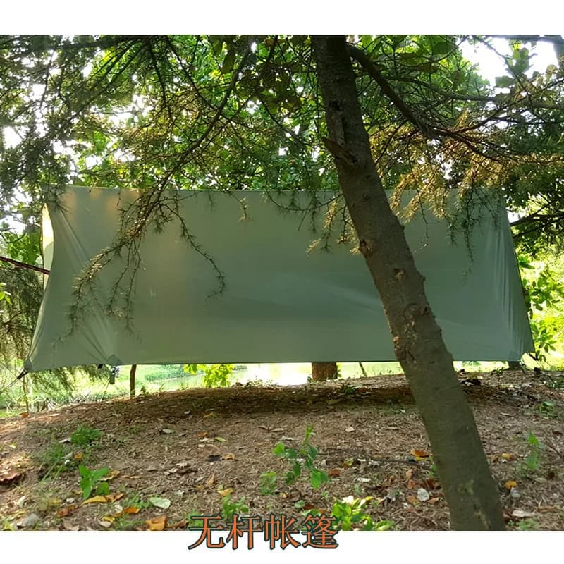 Tente de camping sans poteau Skyscreen Wildlife : idéale avec tapis de sol extérieur et auvent de ma