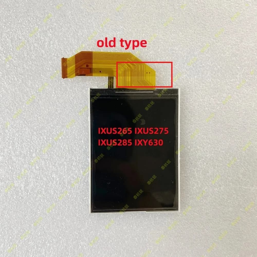 Écran d'affichage LCD avec rétro-éclairage pour Canon IXUS265 IXUS275 IXUS285 IXY630, pièce de répar
