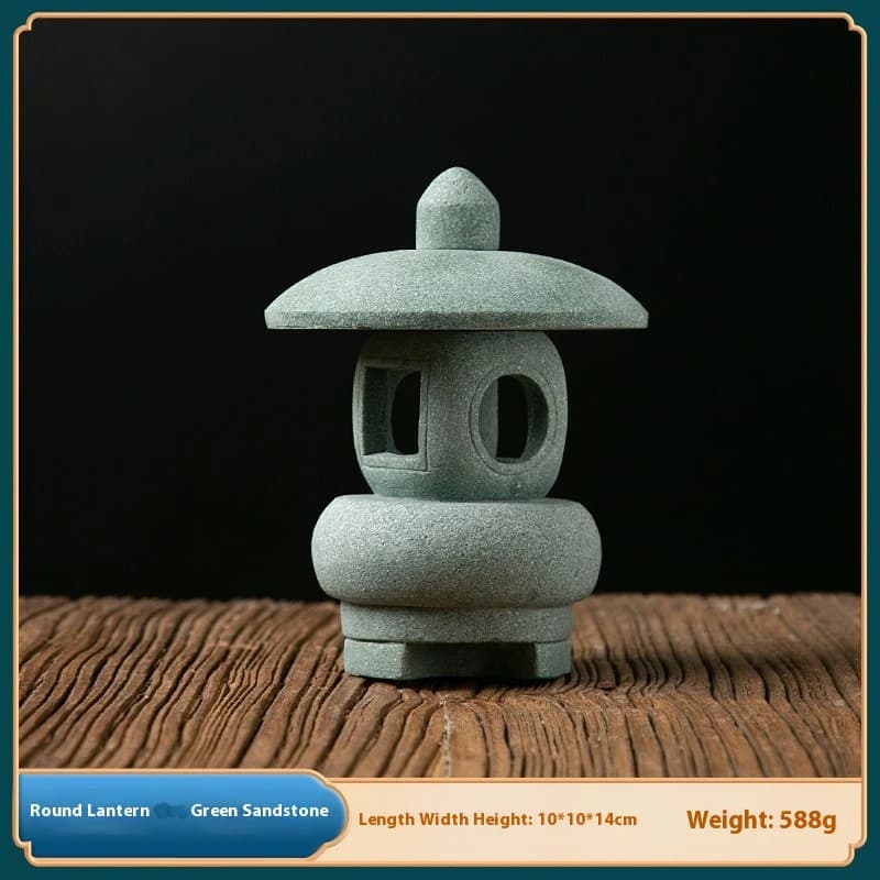 Statue de jardin latéral pagode Zen, intérieur et extérieur, décor asiatique pour balcon paysager, j