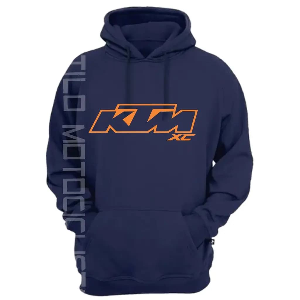 Veste de motocross KTM XC avec poche kangourou et capuche, pour homme et femme
