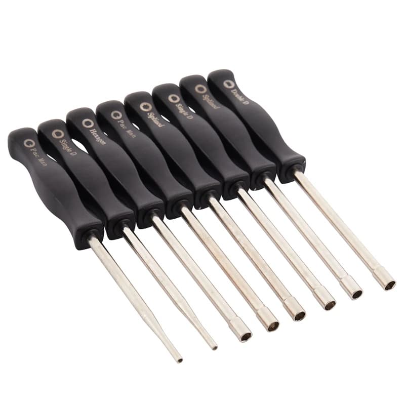 Kit d'outils de réglage de carburateur, tournevis, simple, hexagone D, double D, jeu de douilles hex