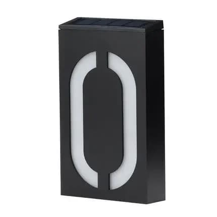 Lumière solaire numéro de maison LED plaque de porte lampes d'adresse appliquer à Villa hôtel étanch