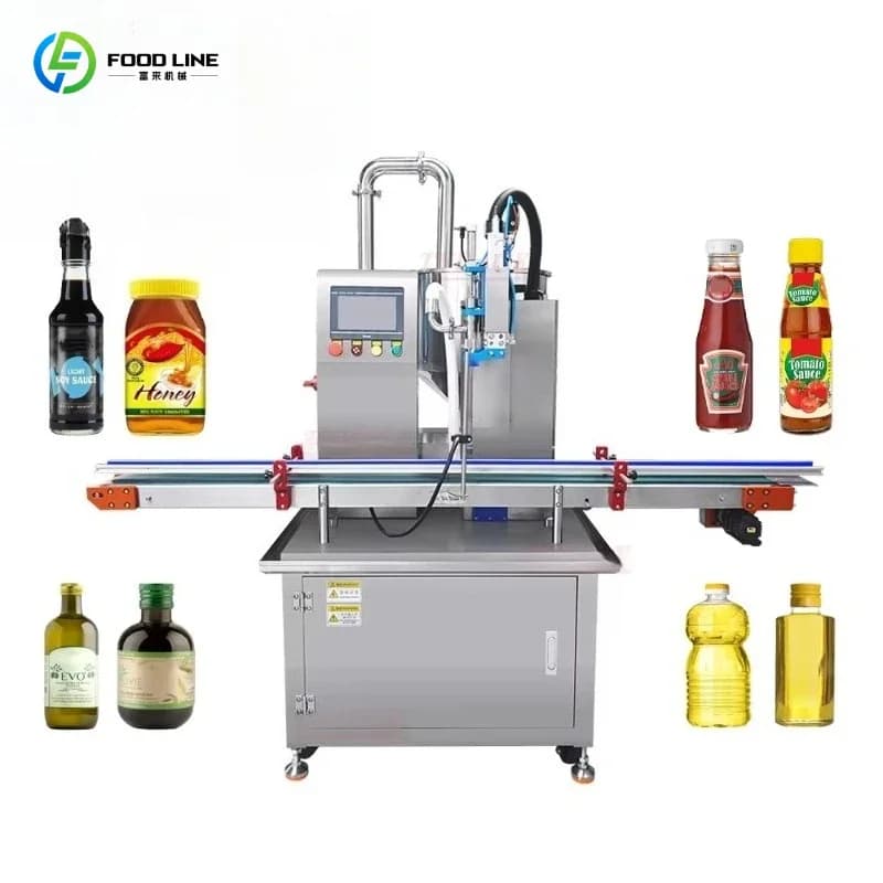 La machine de remplissage automatique de sauces de qualité alimentaire est utilisée pour le ketchup,