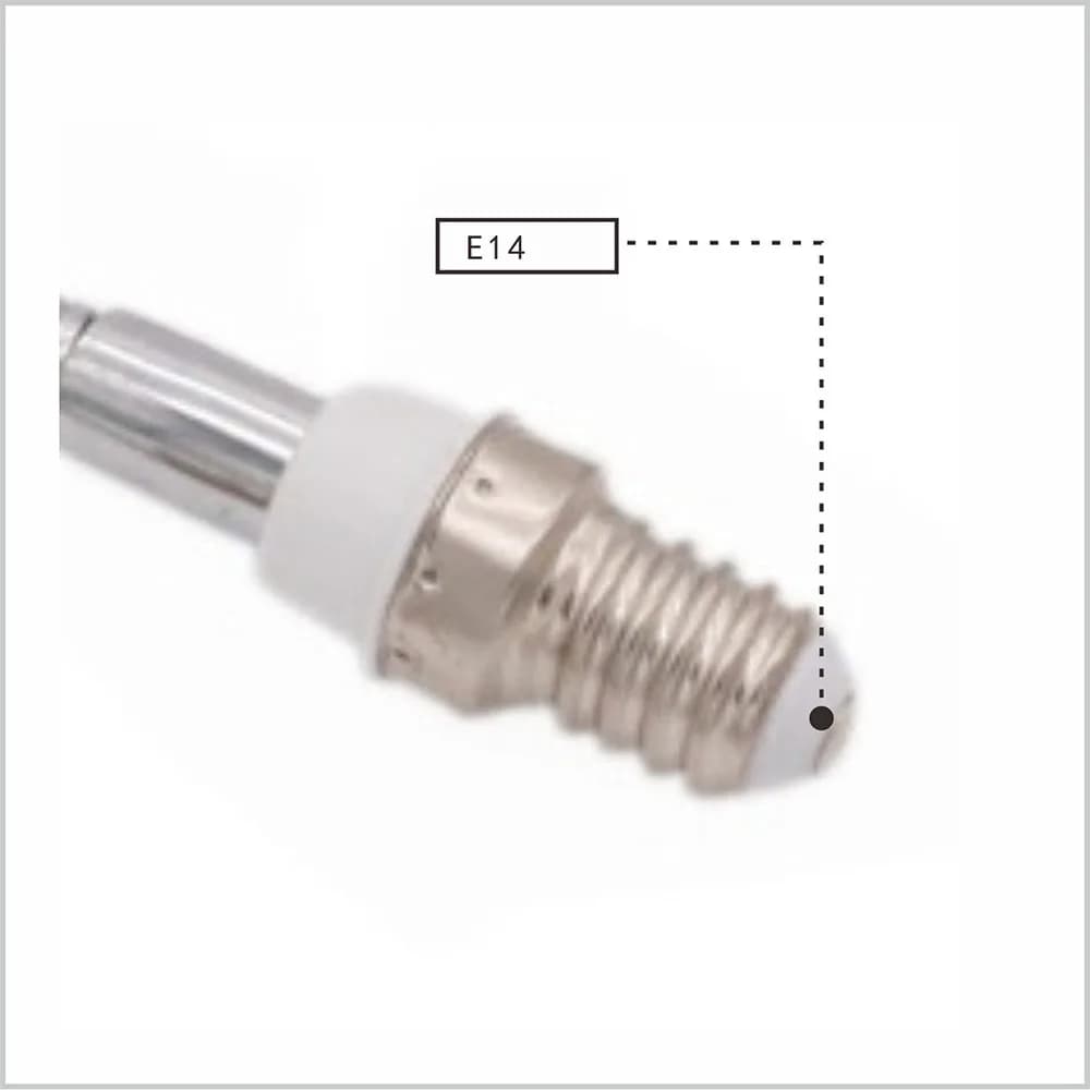 360 ℃   Coude E14 à E27 support de lampe allongé ampoule LED Base lampe douille 195mm 295mm 395m 495