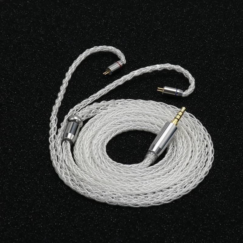 XINHS-Câble d'équilibre pour casque en argent pur haute pureté, câble de mise à niveau, HS58, 12 cœu