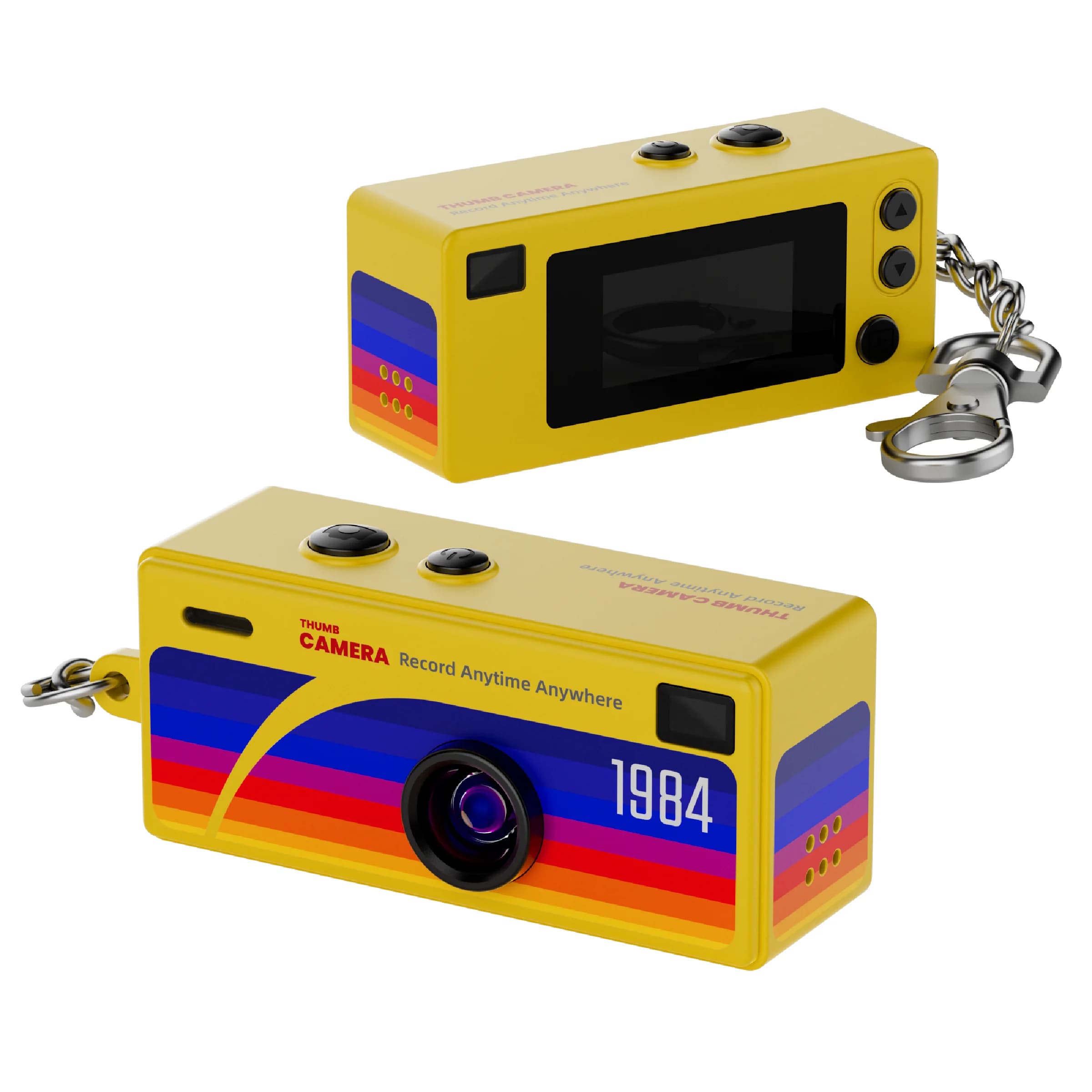 Caméra miniature 1080P FHD, 130 °   Objectif grand angle avec autofocus et lumière d'appoint, appare