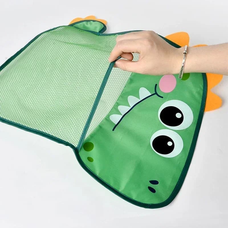 Organisateur enfants rangement rangement aspiration salle de bain baignoire poupée sac suspendu dino