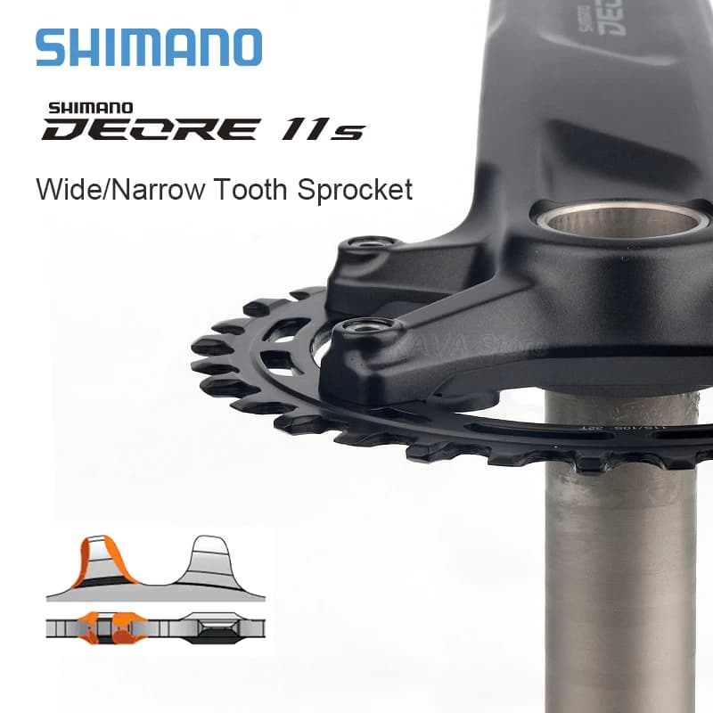 Shimano Deore FC M5100 vtt pédalier 10S 11S VTT pignon 175 170mm 32T pédalier vélo pédalier BB52 M50