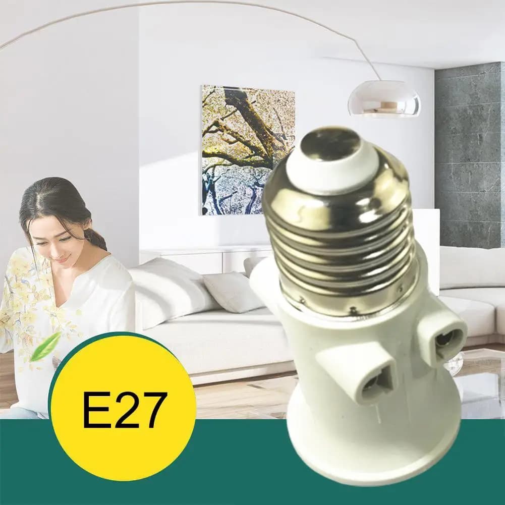 Connecteur de prise ue ignifuge européen 100-240V 4A, adaptateur d'ampoule E27, support de lampe, pr
