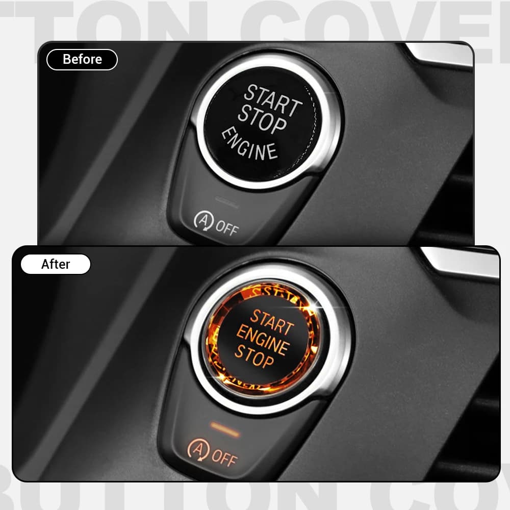 Bouton de commutation de moteur d'arrêt de démarrage en cristal, pour BMW 1 2 3 4 5 6 7 X1 X5 X6 F22