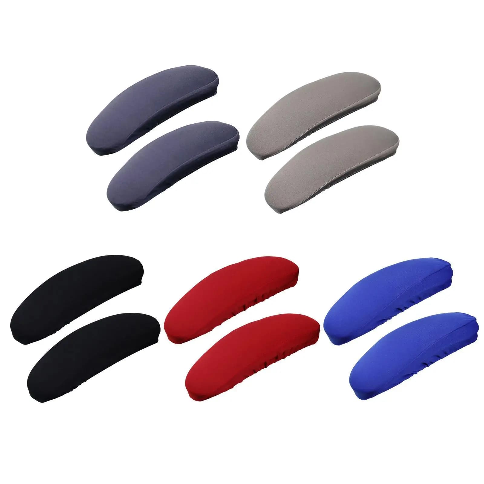 2 housses de protection amovibles pour accoudoirs de chaise de bureau, coussinets de protection lava