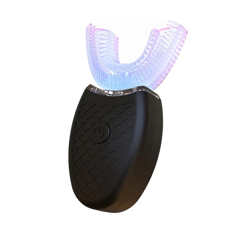 Brosse à dents électrique sonique Type U, tête en silicone, Charge USB automatique intelligente à 36